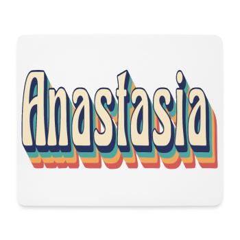vintage rétro Anastasia t-shirt t-shirt - Tapis de souris (format paysage) - blanc - Devant
