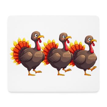 Thanksgiving Truthahn Baby - Mousepad (Querformat) - Weiß - Vorne