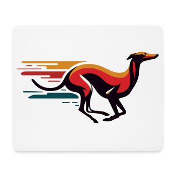 Galgo Logo No12 - Mouse Pad (horizontal) - white - Front