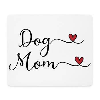 Dogs Mom - Mouse Pad (horizontal) - white - Front