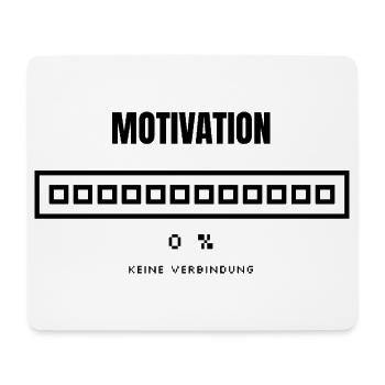 Motivation 0 Prozent Ladebalken Retro Pixel - Mousepad (Querformat) - Weiß - Vorne