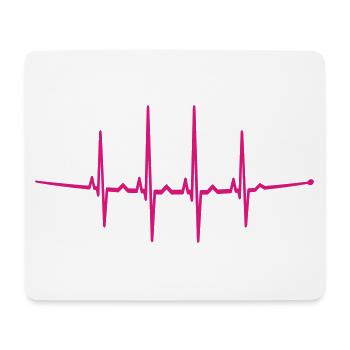 beats for the masses - Mouse Pad (horizontal) - white - Front