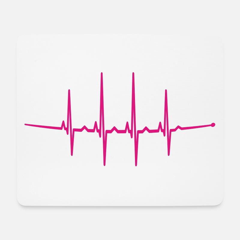 beats for the masses - Mousepad (Querformat) - Weiß