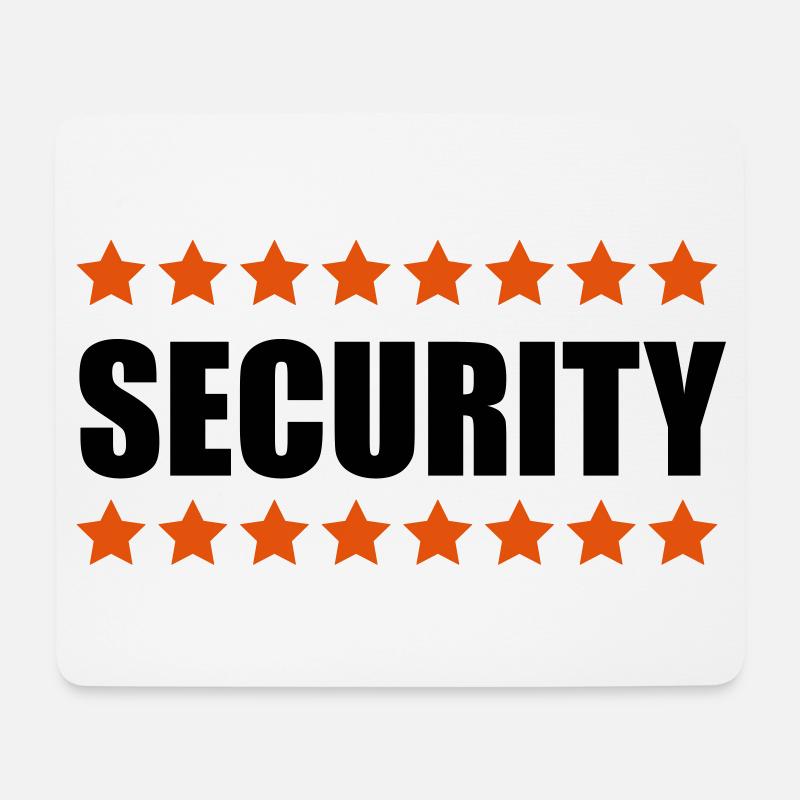 Security - Mousepad (Querformat) - Weiß