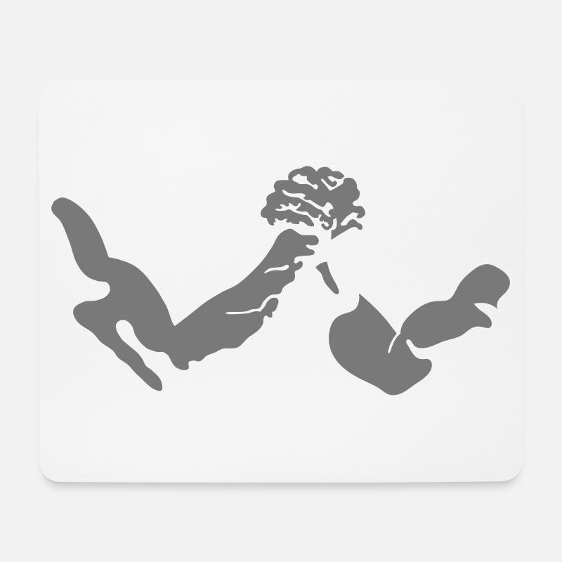 Arm wrestling - Mousepad (Querformat) - Weiß