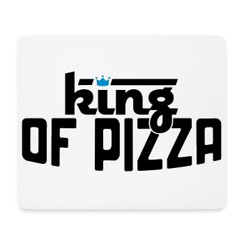 Pizza - Mousepad (Querformat) - Weiß - Vorne