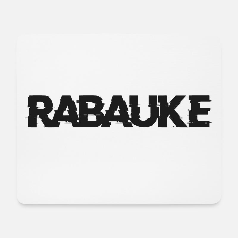 Rabauke - Mousepad (Querformat) - Weiß