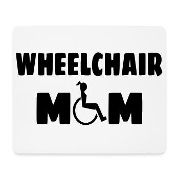 Rollstuhl Mama, Mama, Mama, zum Muttertag* - Mousepad (Querformat) - Weiß - Vorne