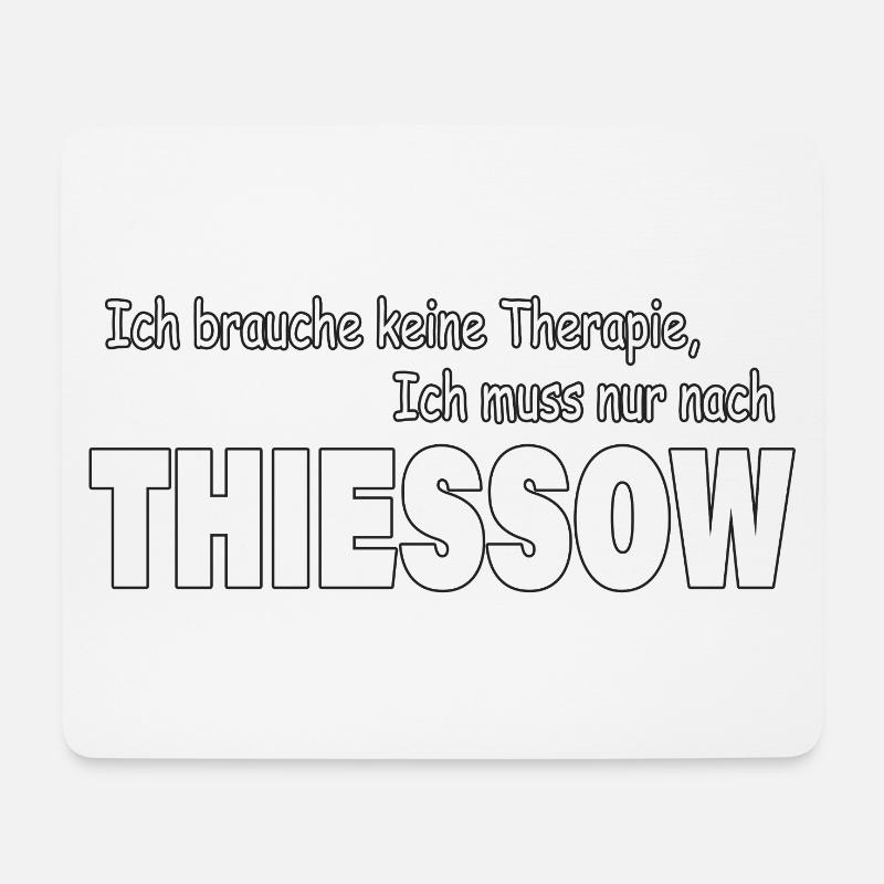 Therapie THIESSOW - Mousepad (Querformat) - Weiß