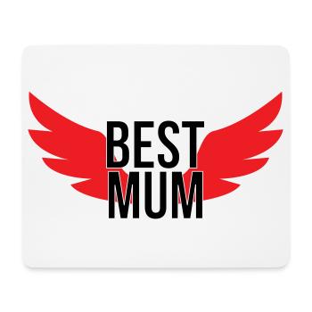 Best Mom - Mother's Day - Mouse Pad (horizontal) - white - Front