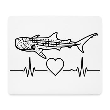 Walhai - Eleganz der Meere | Mind . Ocean . Nature - Mousepad (Querformat) - Weiß - Vorne