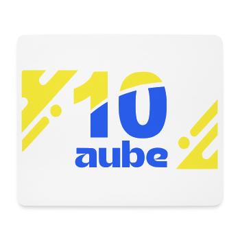 Ten Dawn Logo Blau Gelb - Mousepad (Querformat) - Weiß - Vorne
