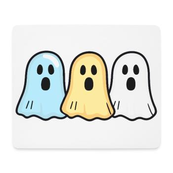 Ghosts Halloween Équipe drôle - Tapis de souris (format paysage) - blanc - Devant