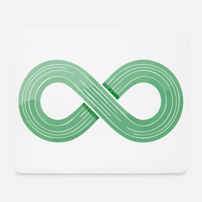 Show the flow! - Mouse Pad (horizontal) - white