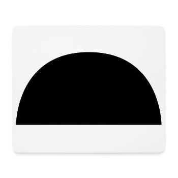 Halbkreis - Mousepad (Querformat) - Weiß - Vorne