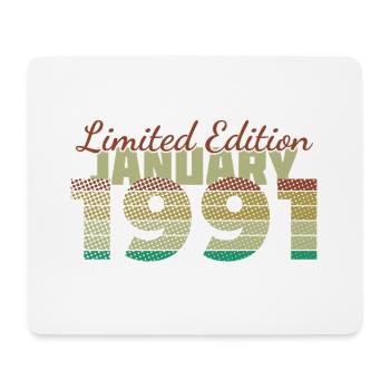 35e anniversaire Édition Limitée (SCR) 01/1991 - Tapis de souris (format paysage) - blanc - Devant