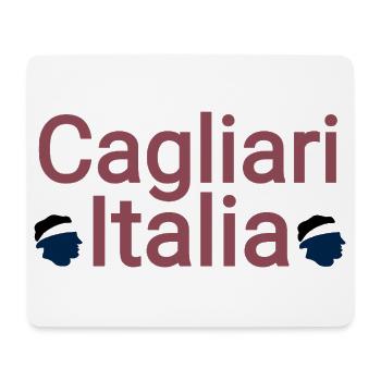 Cagliari - Tapis de souris (format paysage) - blanc - Devant