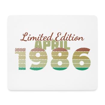 40e anniversaire Édition Limitée (SCR) 04/1986 - Tapis de souris (format paysage) - blanc - Devant