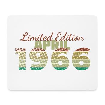 60th Birthday Limited Edition (SCR) 04/1966 - Mouse Pad (horizontal) - white - Front