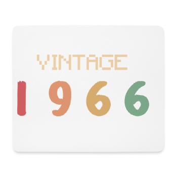 Vintage Aquarell 60 Jahre Sechziger Party 1966 - Mousepad (Querformat) - Weiß - Vorne