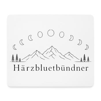 Bündner - Mousepad (Querformat) - Weiß - Vorne
