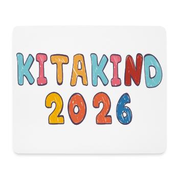 Kita Kind 2026 - Tapis de souris (format paysage) - blanc - Devant