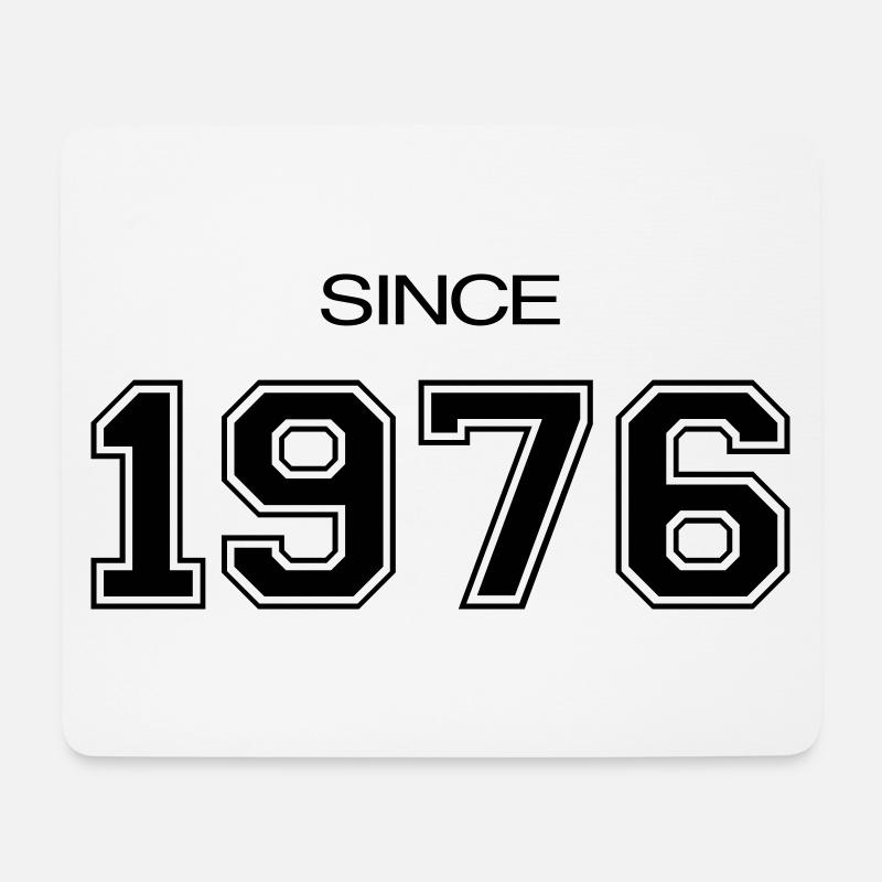 Geburtstagsgeschenk 1976 - Mousepad (Querformat) - Weiß