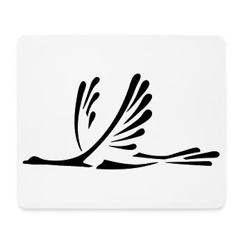 vogel_1 - Mouse Pad (horizontal) - white - Front