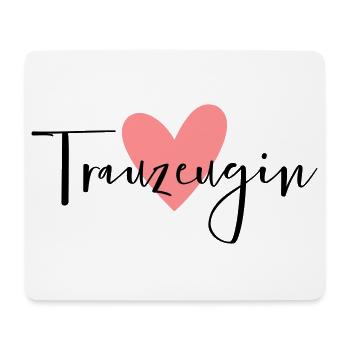 Maid of honor heart - Mouse Pad (horizontal) - white - Front