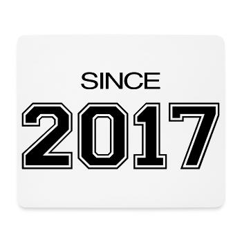 Since 2017 | Athletic Varsity Style Date - Mouse Pad (horizontal) - white - Front