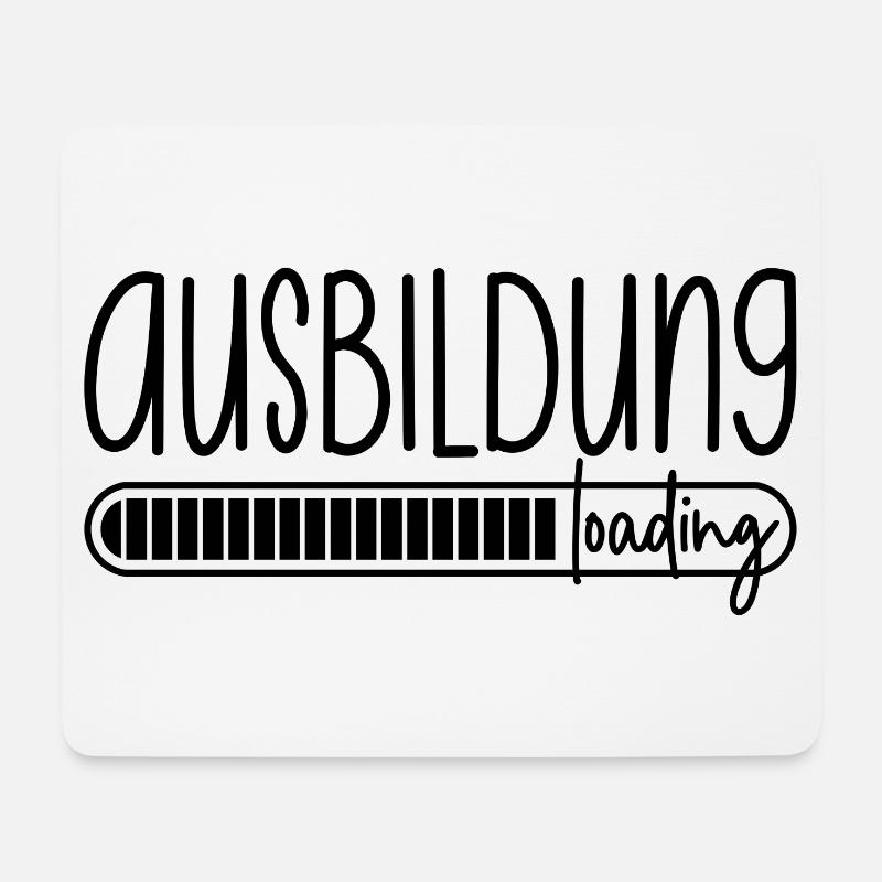 Ausbildung loading Azubi Azubine Auszubildender - Mousepad (Querformat) - Weiß