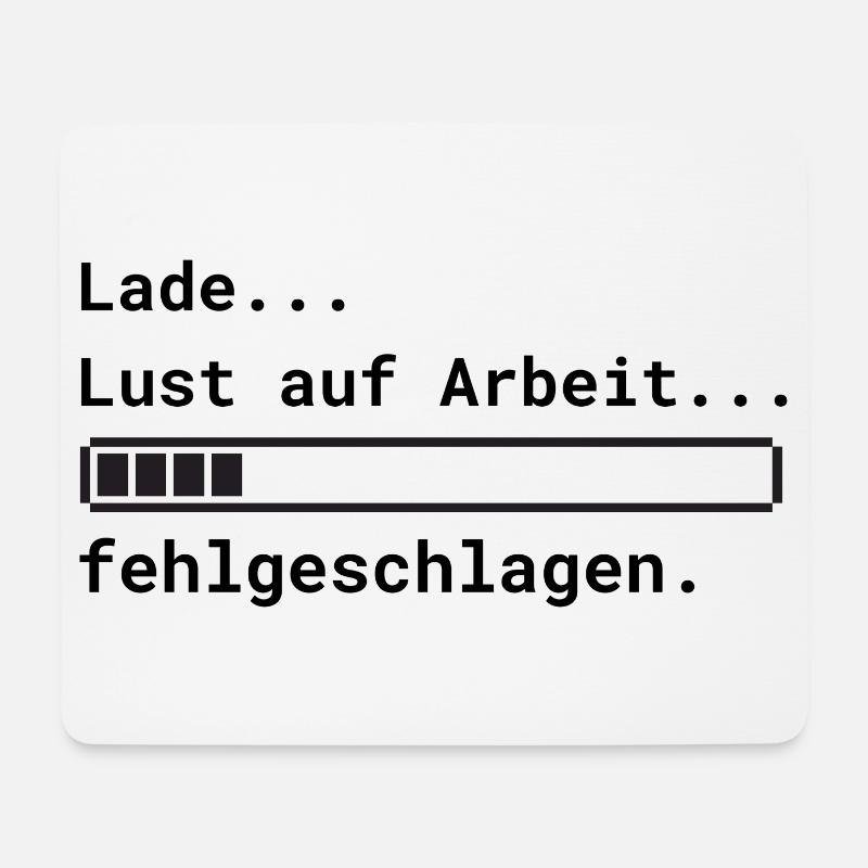 Lade Arbeit - Mousepad (Querformat) - Weiß