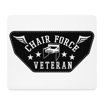 Force de chaires vétéran - Tapis de souris (format paysage) - blanc - Devant