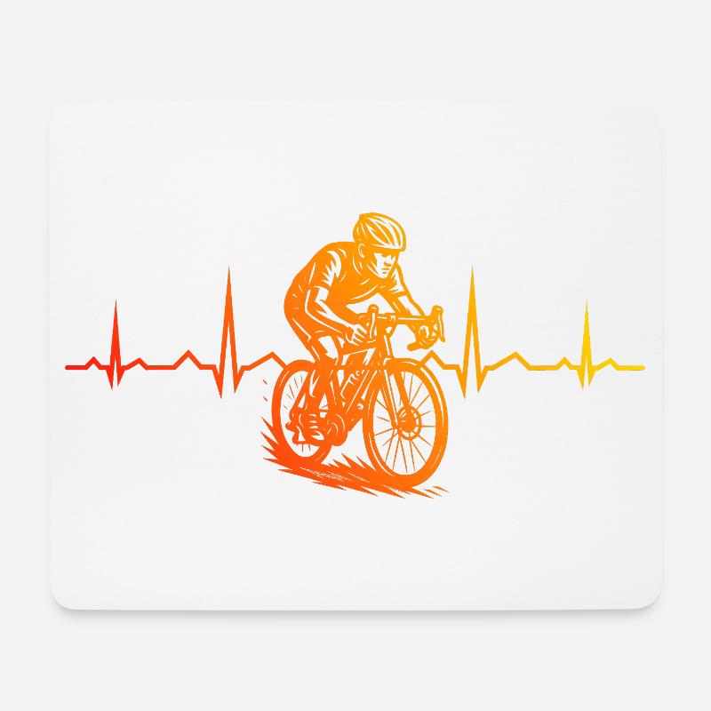 Roadbike Fans aufgepasst schlichtes Statement - Mousepad (Querformat) - Weiß