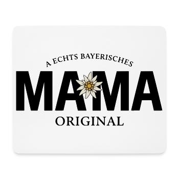 Bayerisches Original - Mama - Mousepad (Querformat) - Weiß - Vorne