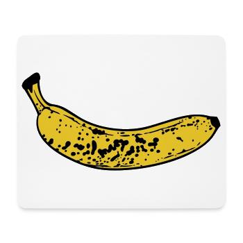Banane - Mousepad (Querformat) - Weiß - Vorne