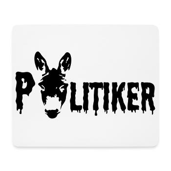 Politiker Politik frech lustig Esel Tier Geschenk - Mousepad (Querformat) - Weiß - Vorne