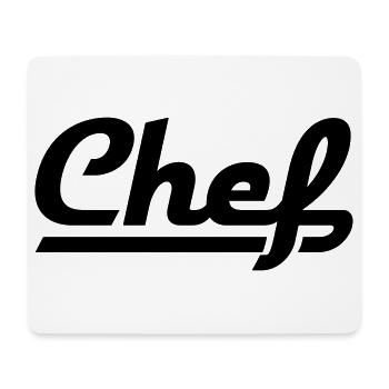 Chef - Mousepad (Querformat) - Weiß - Vorne