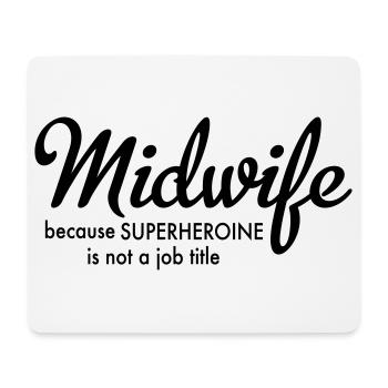 6061912 125585140 midwife - Mousepad (Querformat) - Weiß - Vorne