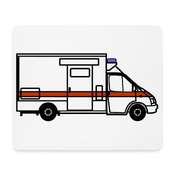 Rescue - Ambulance - Paramedic - Mouse Pad (horizontal) - white - Front