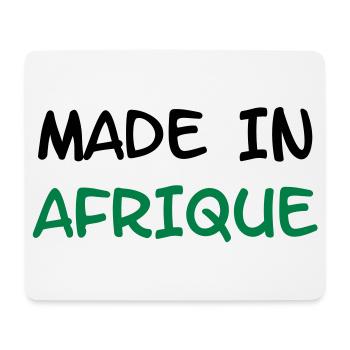 Made in AFRICA! - Mouse Pad (horizontal) - white - Front