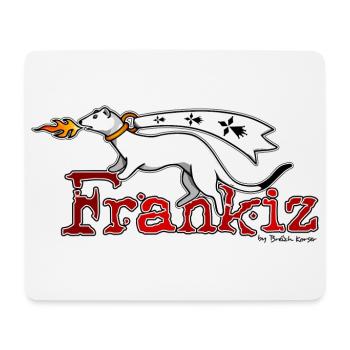 Frankiz (Liberté) - Tapis de souris (format paysage) - blanc - Devant