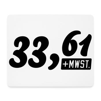 40th Birthday - Mouse Pad (horizontal) - white - Front