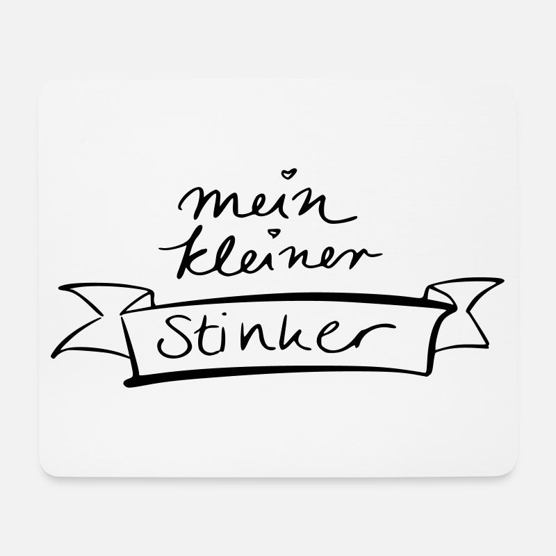mein kleiner Stinker - Mousepad (Querformat) - Weiß