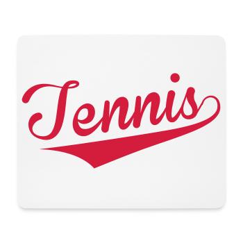 Tennis - Sport - Ball - Player - Game - Sportsman - Mousepad (Querformat) - Weiß - Vorne