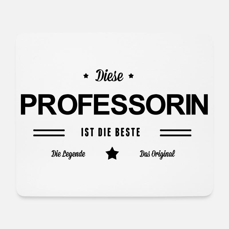 Beste Professorin - Mousepad (Querformat) - Weiß