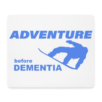 SNOWBOARD ADVENTURE - Tapis de souris (format paysage) - blanc - Devant