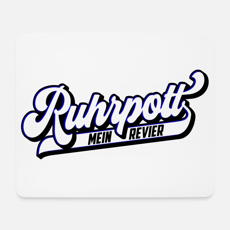 Farben änderbar | Ruhrpott Mein Revier - Mousepad (Querformat) - Weiß