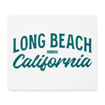 Long Beach California Vintage Script - Mousepad (Querformat) - Weiß - Vorne