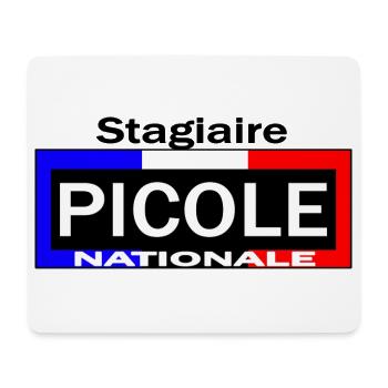 Picole Nationale Stagiaire - Tapis de souris (format paysage) - blanc - Devant
